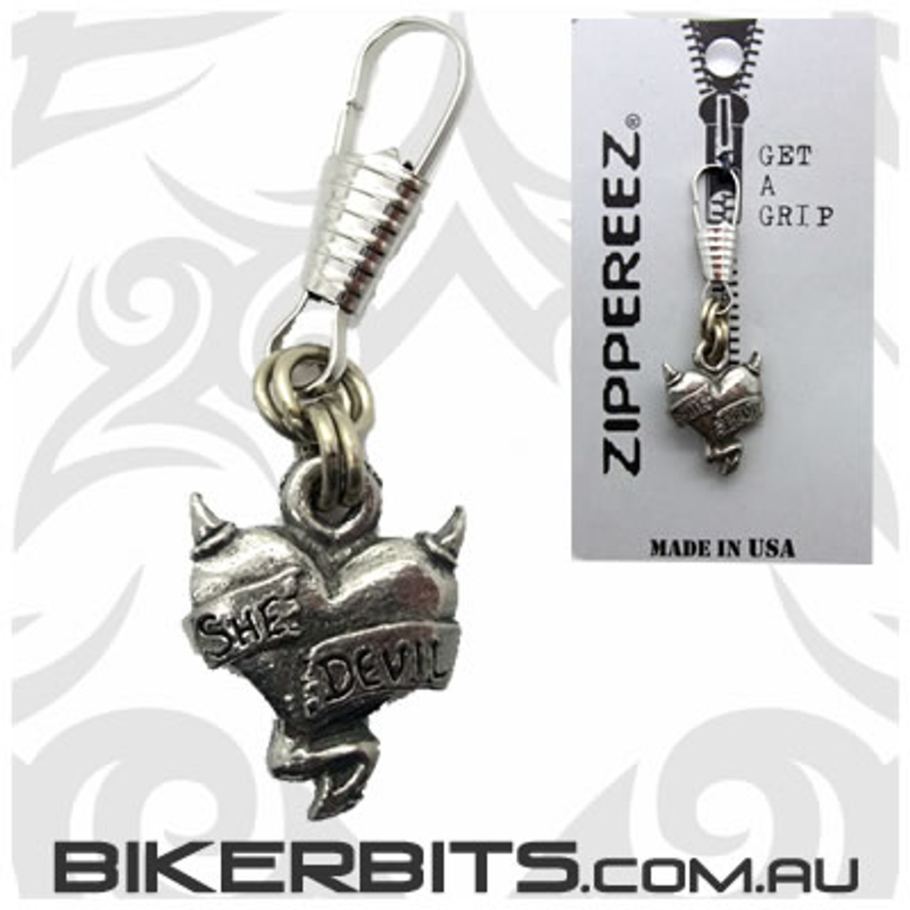 She Devil Zippereez Zipper Pull