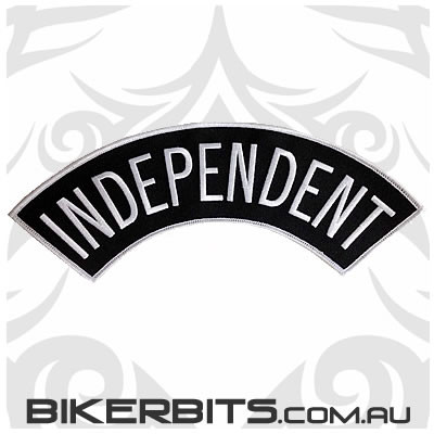 INDEPENDENT Biker Club Rocker Patch Biker Bits Australia