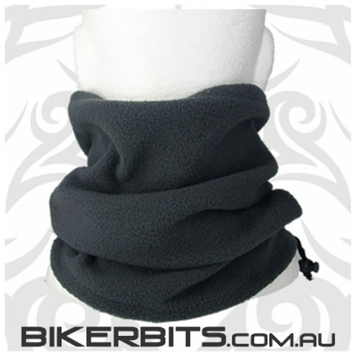 Dark Grey Single Layer Fleece Neck Warmer 