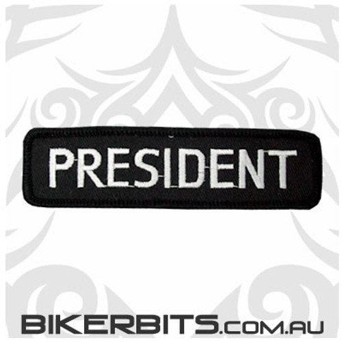 Patch - Biker Club PRESIDENT