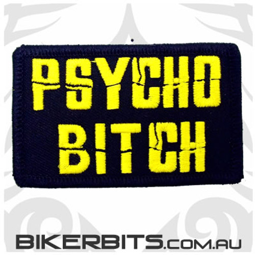Yellow Psycho Bitch Patch