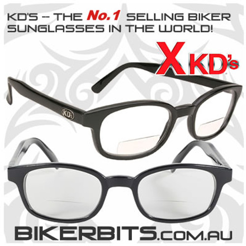 X KD's Bi-Focal Readerz - Clear - 2.25