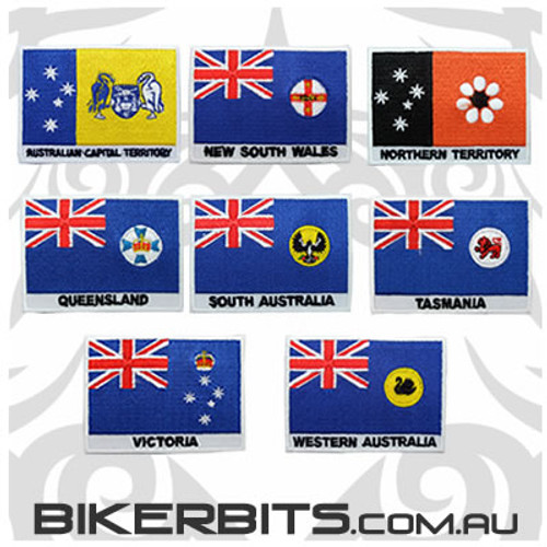 Australian States Flags Set Patches