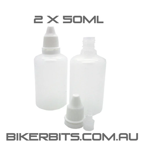 Mini 50ml Squeezable Bottles x 2
