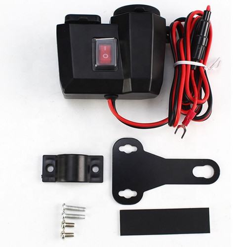 12 Volt Power Outlet & USB Port with Power Switch
