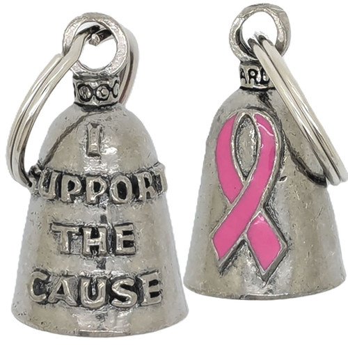 I Support The Cause - Pink Ribbon Guardian Bell