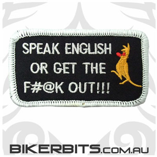 Speak English Or Get The F#@k Out!!! Patch