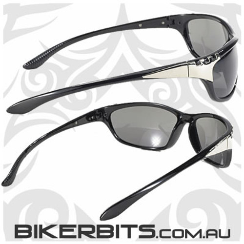 Sunglasses - Kicker - Black - Smoke Lens