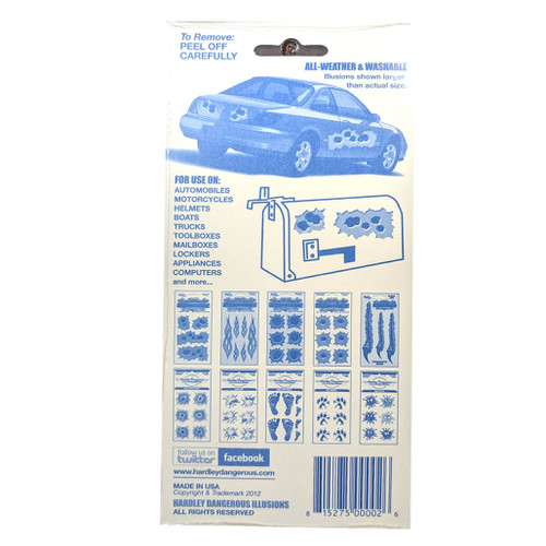 .38 Calibre Bullet Holes Decal