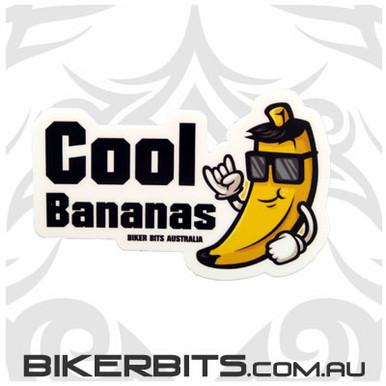 Cool Bananas Decal - Biker Bits Australia