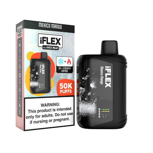 Juice Head iFlex Mexico Mango 50K 50000 Puffs Disposable
