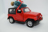 Jeep Wrangler JK 2 Door Red Rubicon Ornament