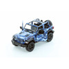 2018 Jeep Wrangler Rubicon, Camo Blue - Kinsmart 5420DAB - 1/34 scale