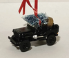 1942 Jeep Willys Diecast  Ornament with Tree