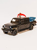 Jeep Gladiator JT Black Die-cast Ornament with Tree