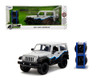 Jada 1:24 2007 Jeep Wrangler – Silver – Just Trucks with Rack and Wheels