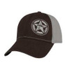 DARK BROWN & GRAY JEEP STAR HAT