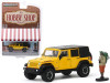 Greenlight 1:64 The Hobby Shop Series 8 - 2015 Jeep Wrangler Unlimited Rubicon Hard Rock with Backpacker figure