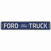 FORD TRUCK EMBOSSED TIN STREET SIGN