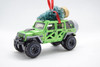 Jeep Wrangler JKU Green Christmas Ornament