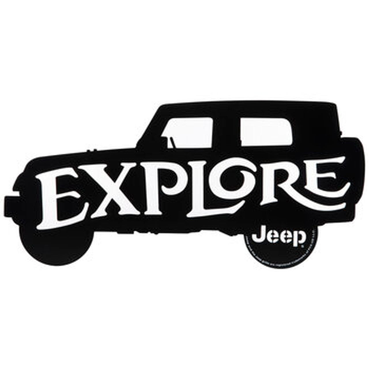 Explore Jeep Sign