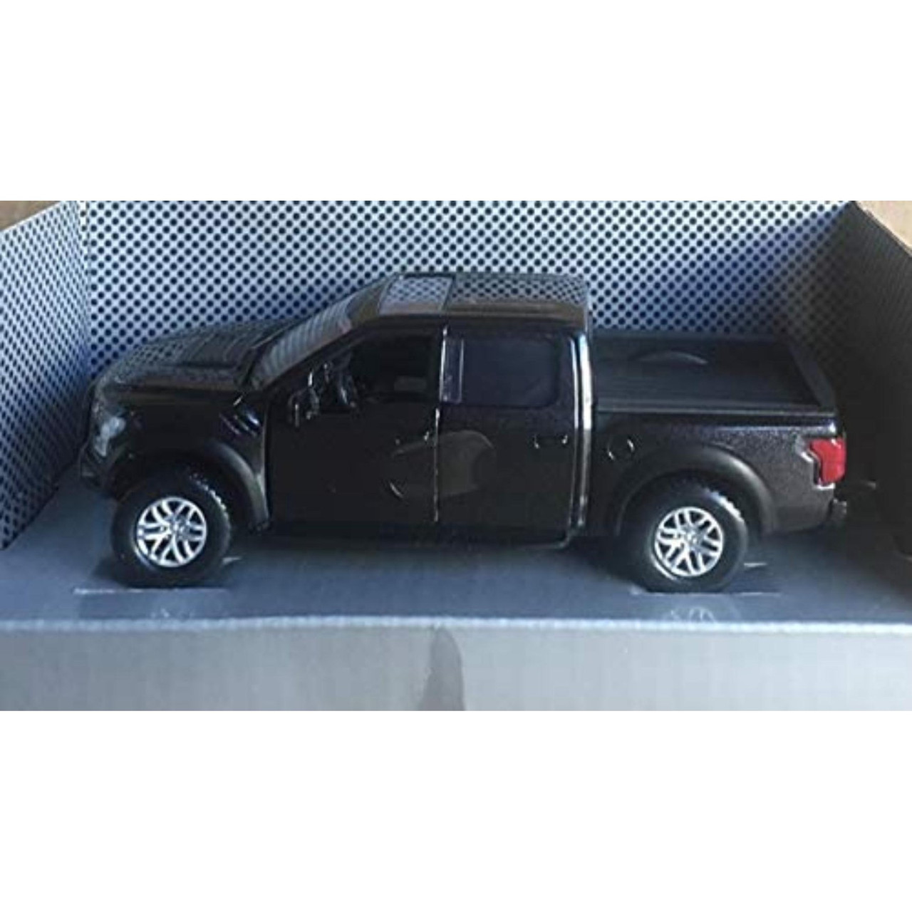 Motor Max American Legends Pull Back and Go 2017 Ford F-150 Raptor 4 1/2 Inches Long , Pick Up Truck Metallic Black