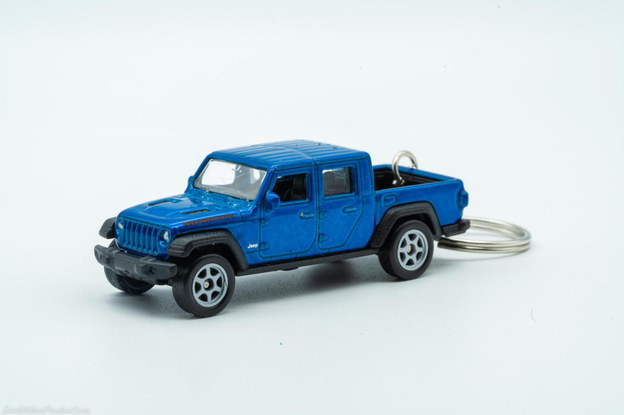 2020 Jeep Gladiator Rubicon Blue Diecast Keychain