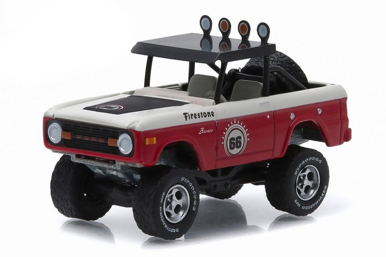 ■ GREENLIGHTグリーンライト ALL-TERRAIN 1:64 1966 FORD BRONCO レッド×白 フォード・ブロンコ ダイキャストメタルミニカー