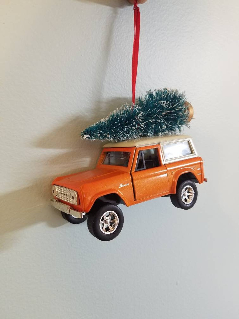 Ford Bronco Christmas Ornament and Tree