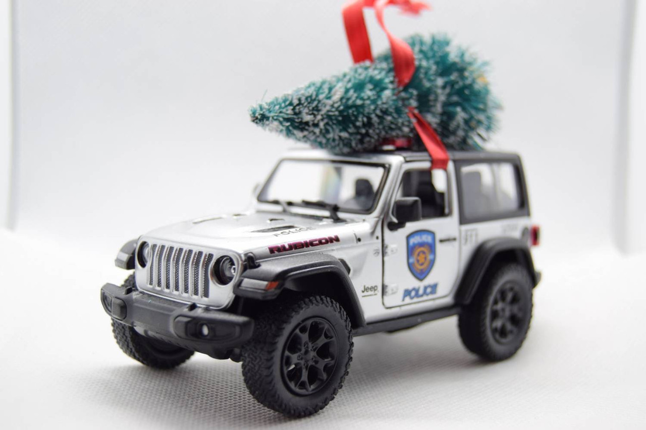 Police Jeep Wrangler JL with Tree Ornament