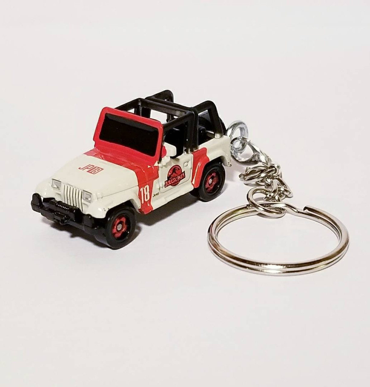 Jurassic Park Jeep Wrangler JP18 Keychain Mini