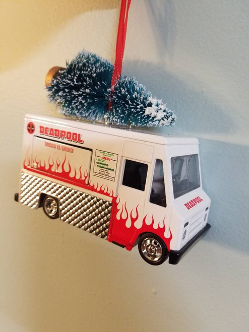 DeadPool Taco Stand Christmas Ornament