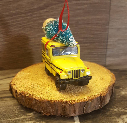 Jeep School Bus Jeep DJ5 Ornament Jeep School Bus Jeep DJ5 Ornament