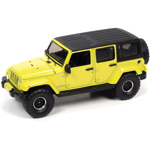 2017 Jeep Wrangler Sahara Unlimited - Hyper Green 1:64 Scale Diecast Replica Model by Auto World 2017 Jeep Wrangler Sahara Unlimited - Hyper Green 1:64 Scale Diecast Replica Model by Auto World