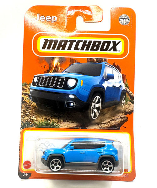 Matchbox MBX City 2019 Jeep Renegade |Blue Matchbox MBX City 2019 Jeep Renegade |Blue