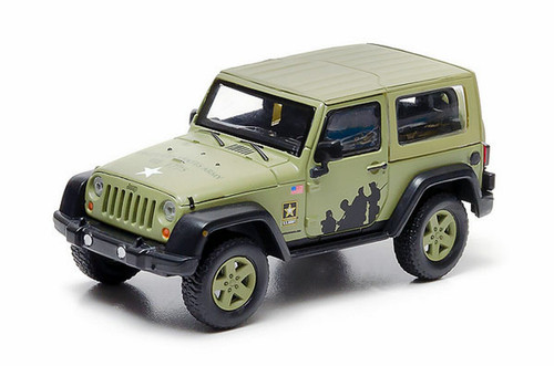 GREENLIGHT 1:43 2012 JEEP WRANGLER - U.S. ARMY GREENLIGHT 1:43 2012 JEEP WRANGLER - U.S. ARMY