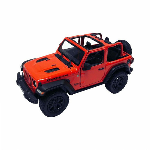 Kinsmart 1:34 - 2018 Jeep Wrangler without Hard Top Red) Kinsmart 1:34 - 2018 Jeep Wrangler without Hard Top Red)