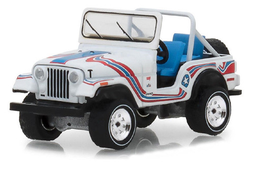 Greenlight 1:64 All-Terrain Series 7 - 1976 Jeep CJ-5 Bicentennial Edition White) Greenlight 1:64 All-Terrain Series 7 - 1976 Jeep CJ-5 Bicentennial Edition White)