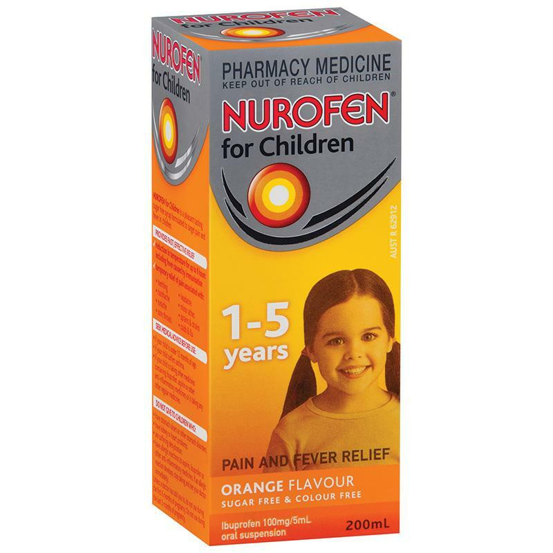 Nurofen Suspension 15Yr 200Ml Orange