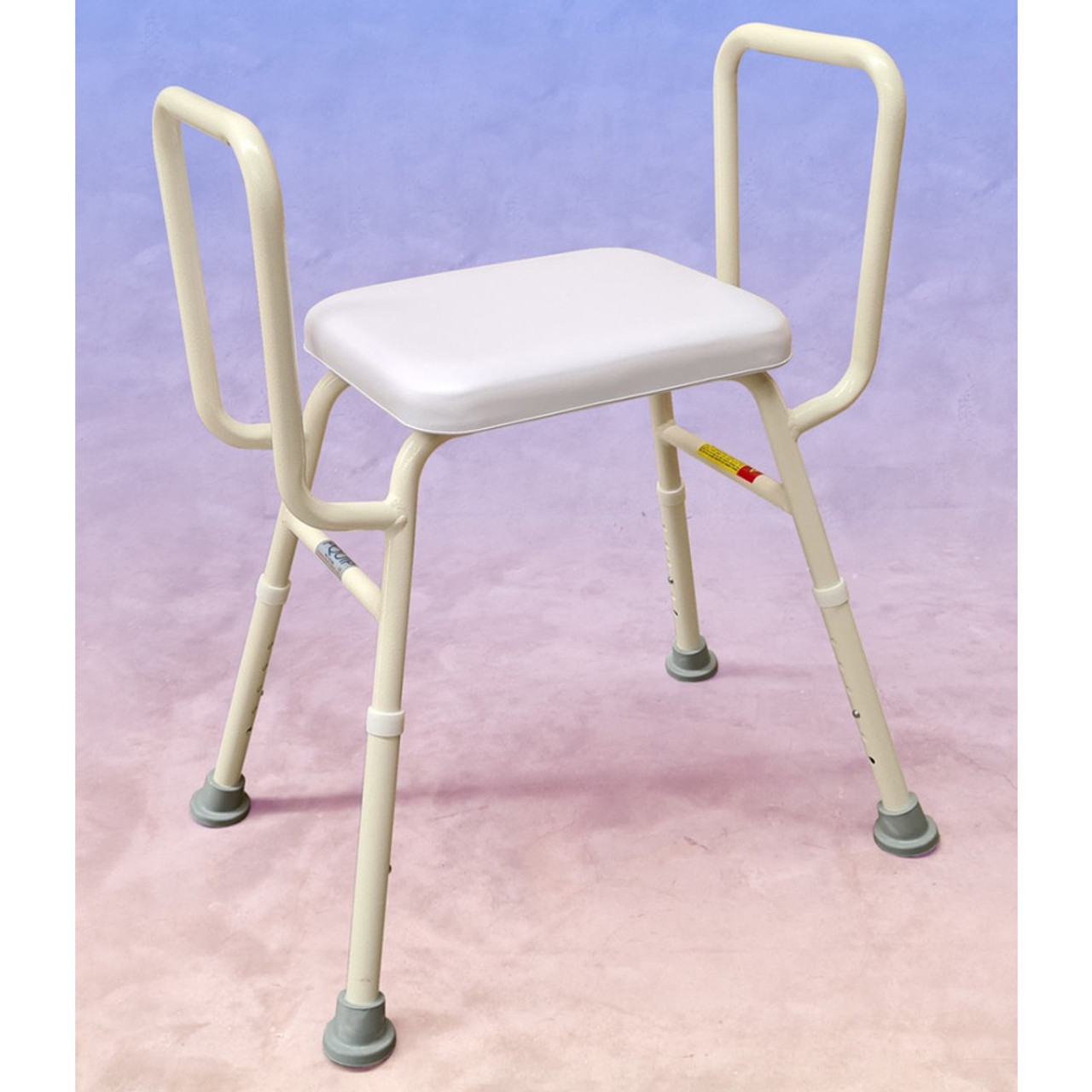 Aluminium Padded Shower Stool Each Alpha Medical Solutions