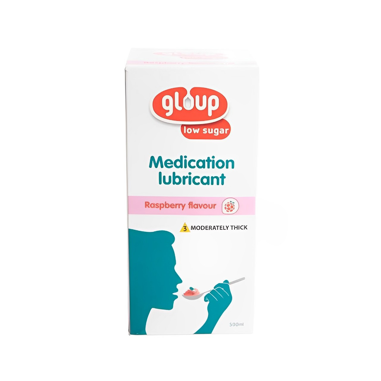 Medication Lubricant Gloup Raspberry Level 3 Low Sugar 500ml