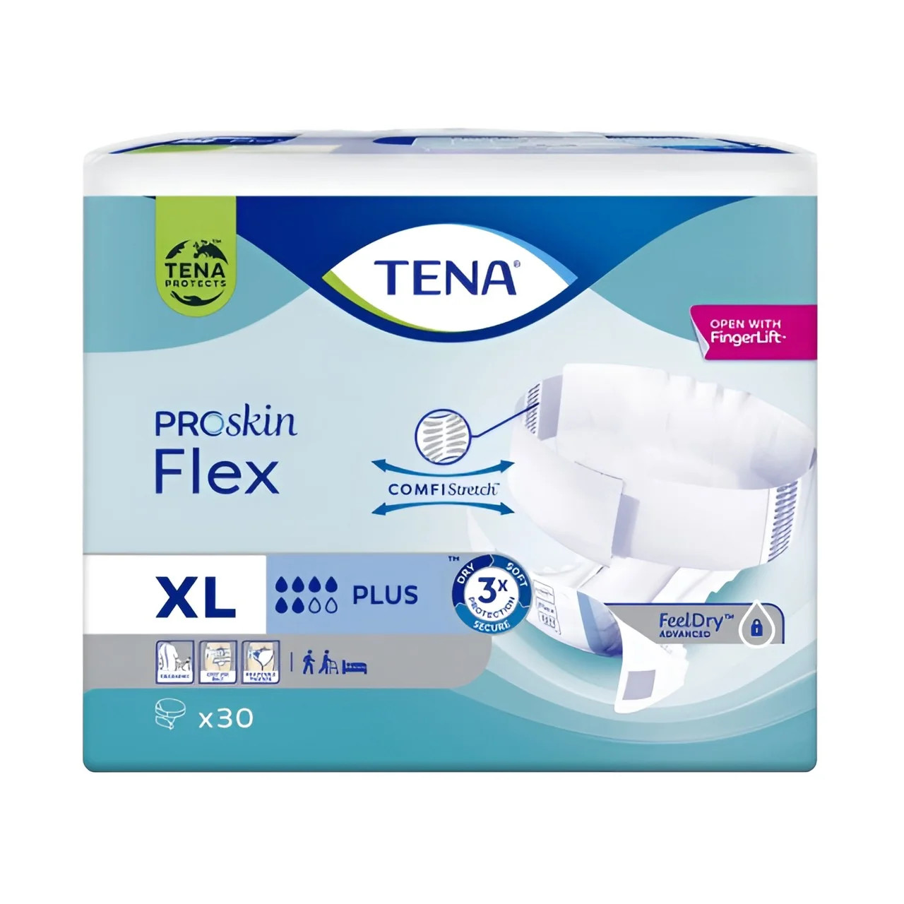 Tena Flex Proskin Plus Unisex 30Pk | Alpha Medical Solutions