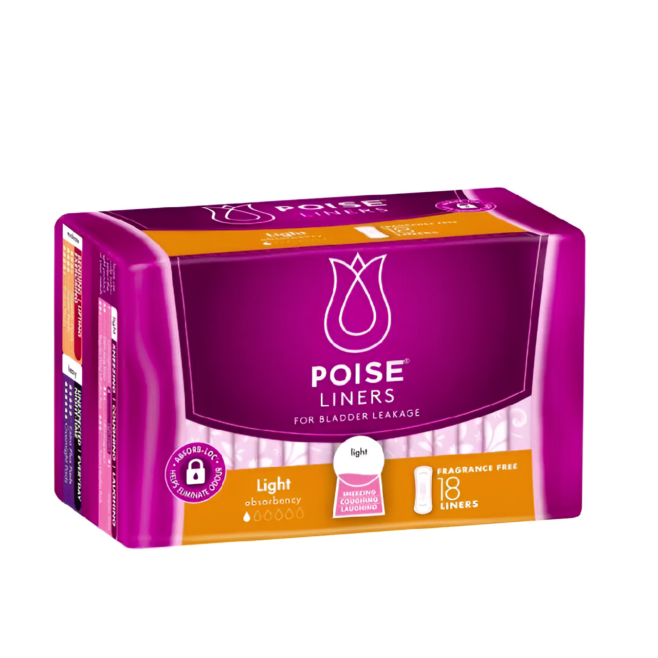 Poise Liners Light 165x64mm Female