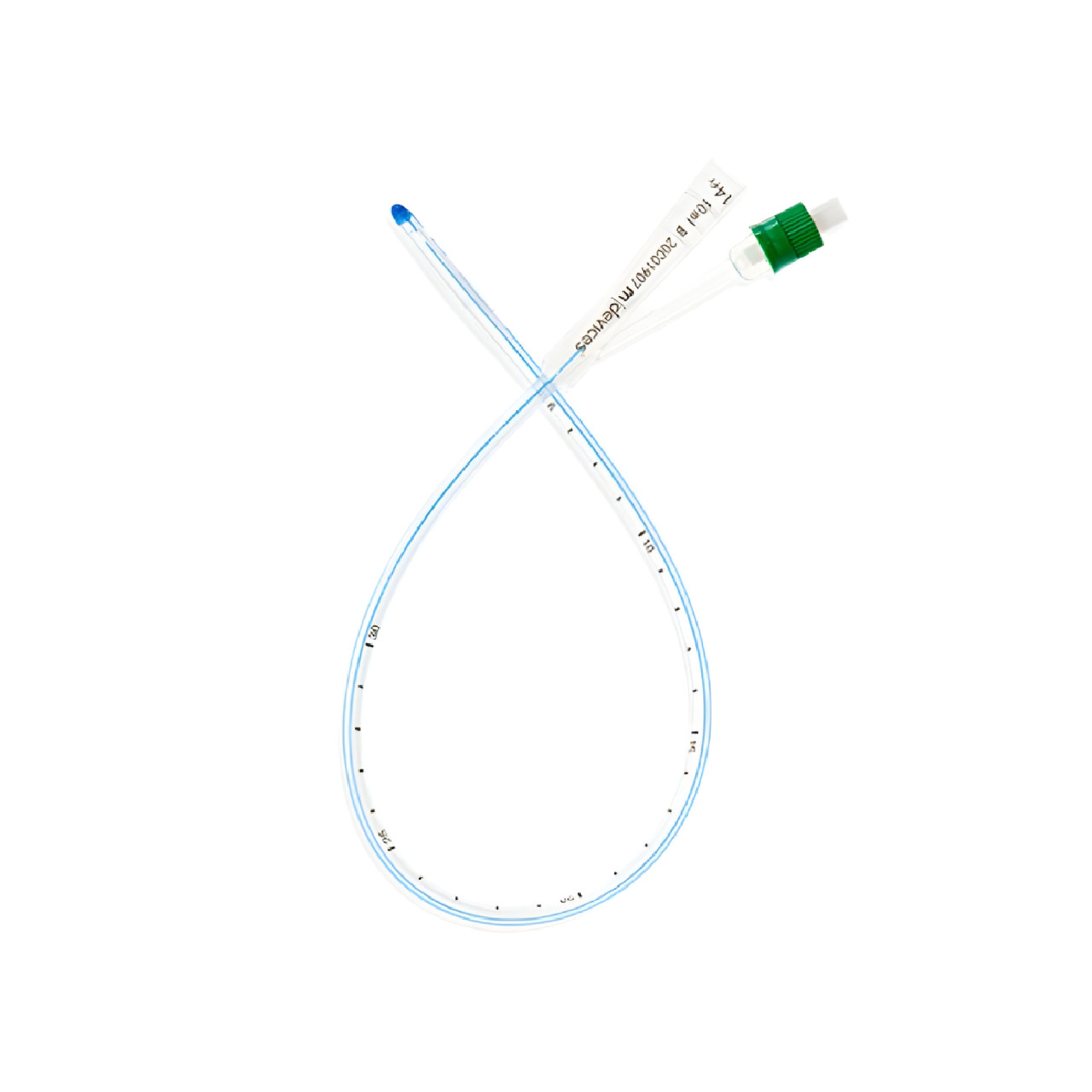 Foley Catheter 2-Way 14Fr 10cc 45cm Silicone Male - 3 Pack