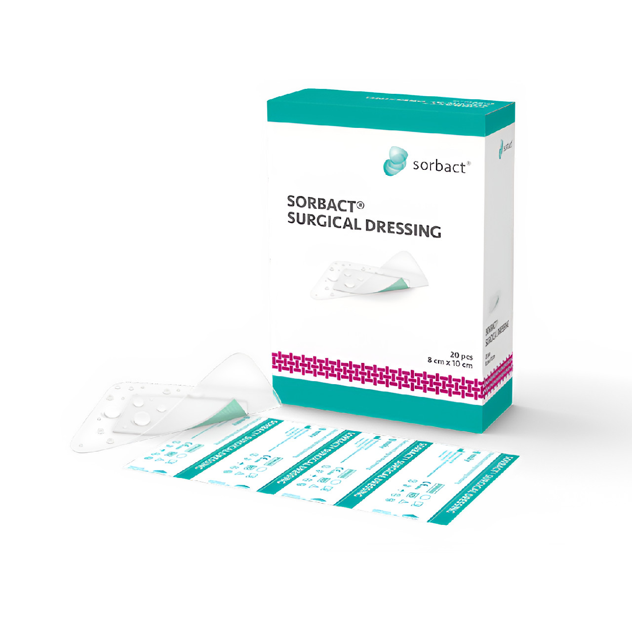 sorbact dressing Jobst Wound Dressing Pad Cutimed Sorbact WCL 4 X 4 inch (#7216200, Sold Per Pair)
