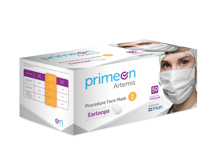 Face Mask With Ear Loops Fluid Resistant - Level 2