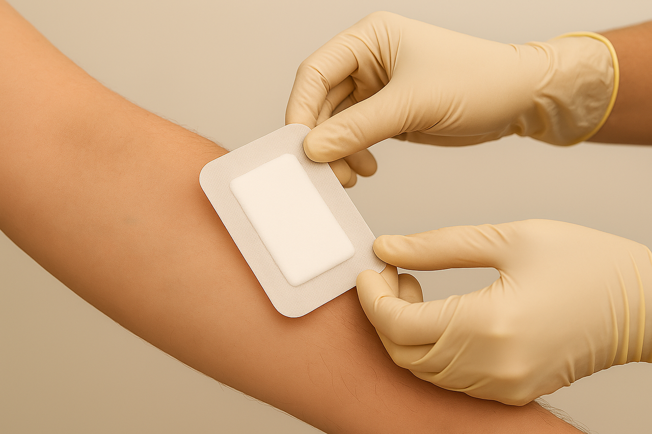 How often should wound dressings be changed?