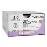 Coated Vicryl Plus 4-0 19mm FS-2 70cm Suture Undyed