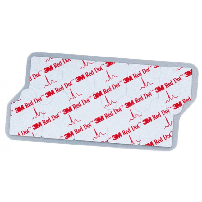 ECG Electrode Red Dot Tab Style 2330 3M