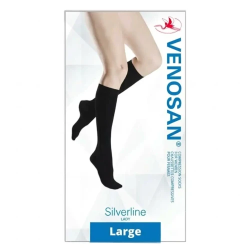 Venosan Silverline Compression Socks Female 20-30Hg Large